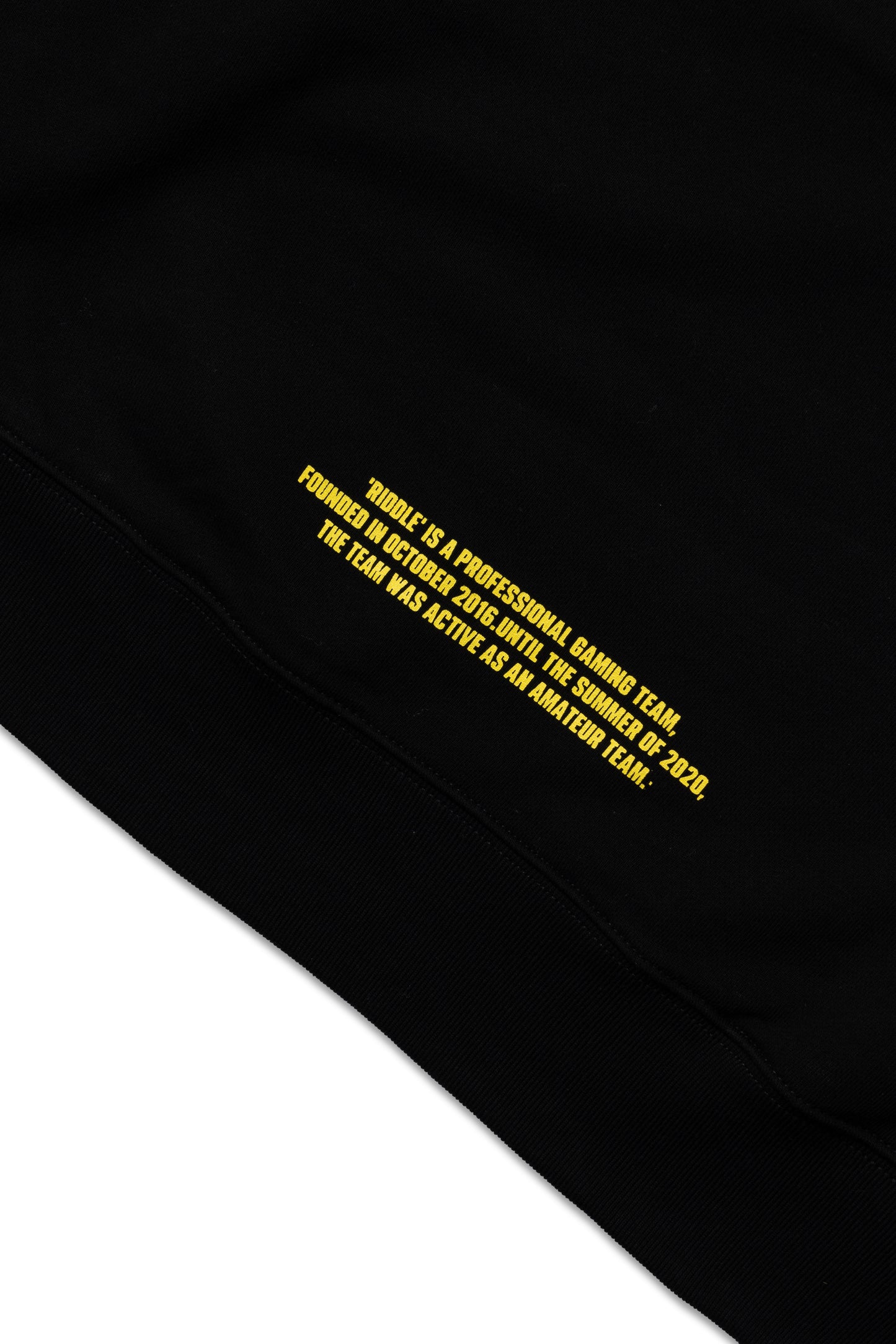 RIDDLE WANTED SWEAT / BLK