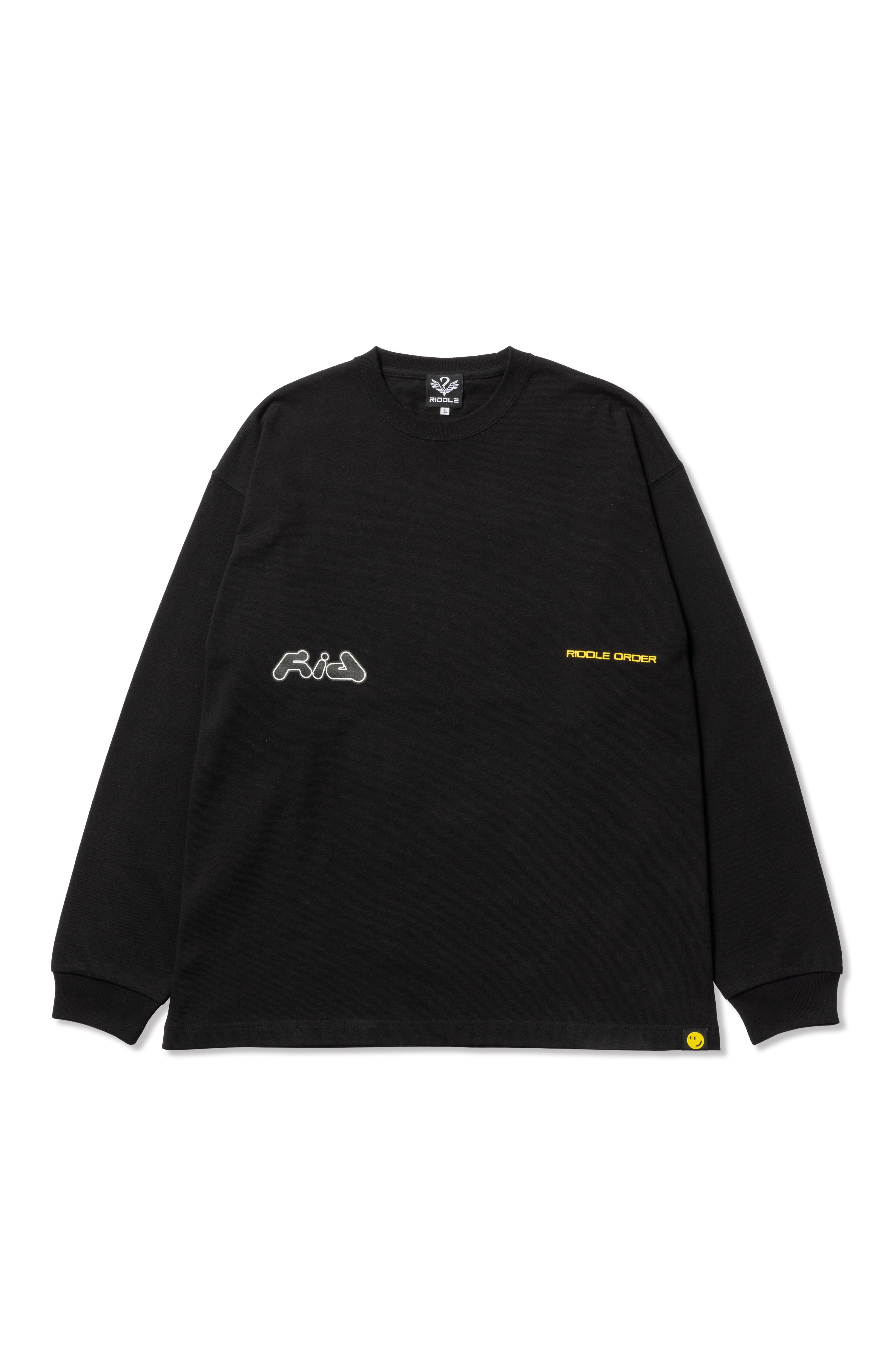 RIDDLE L/S TEE / BLK – RIDDLE ONLINE SHOP