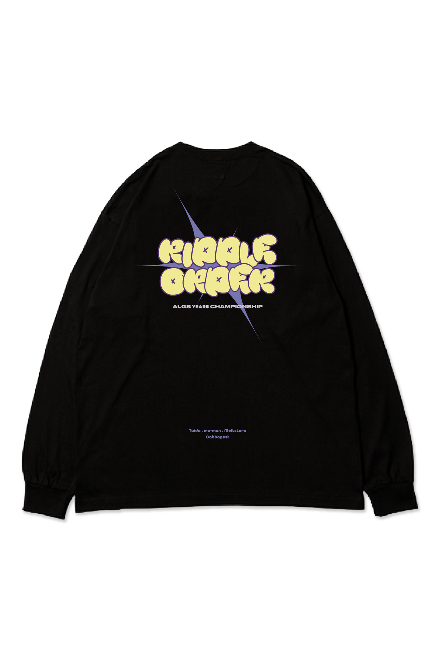 RIDDLE ROSTER L/S TEE(BLK)