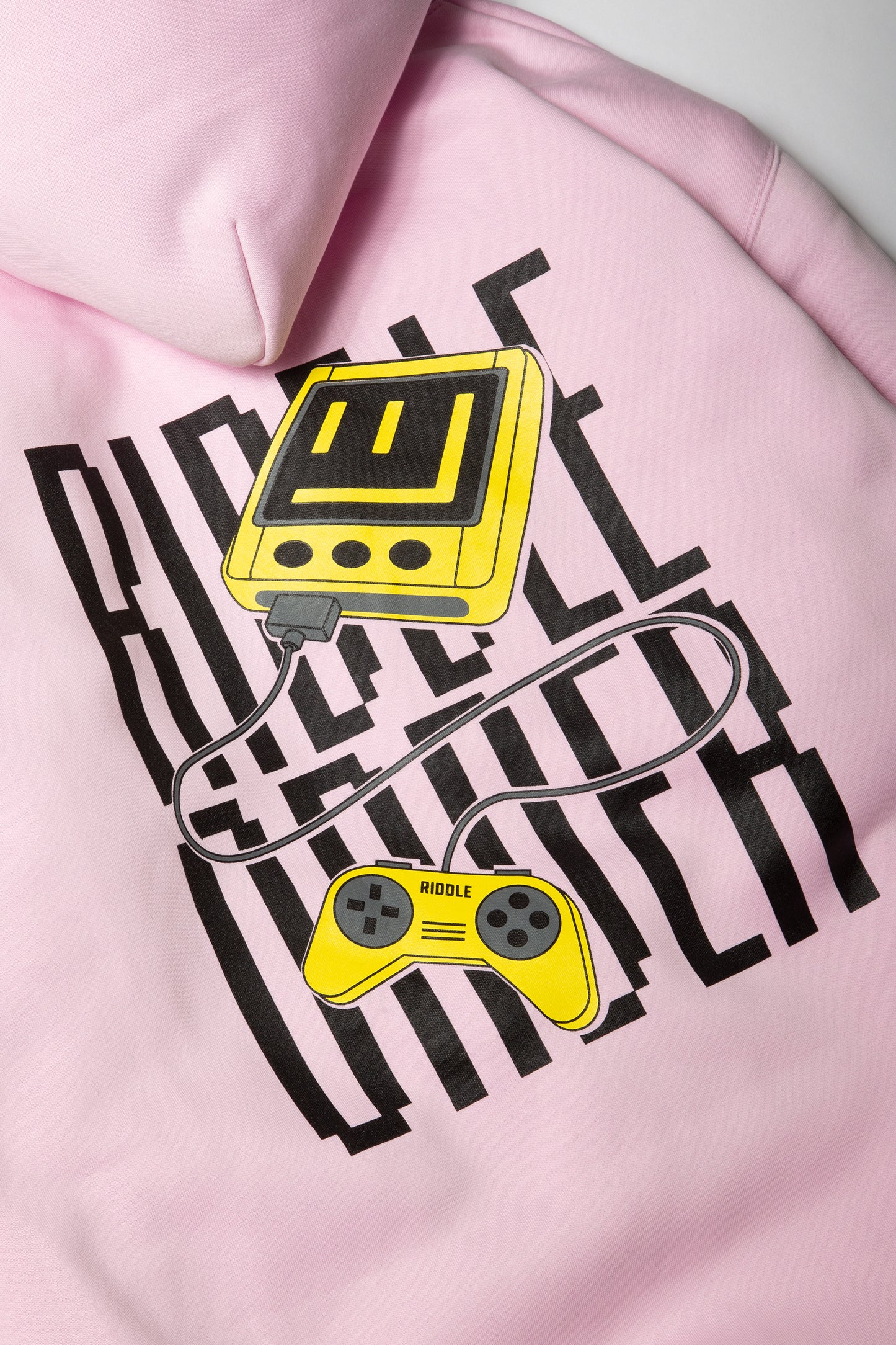 RIDDLE GAME HOODIE / PINK
