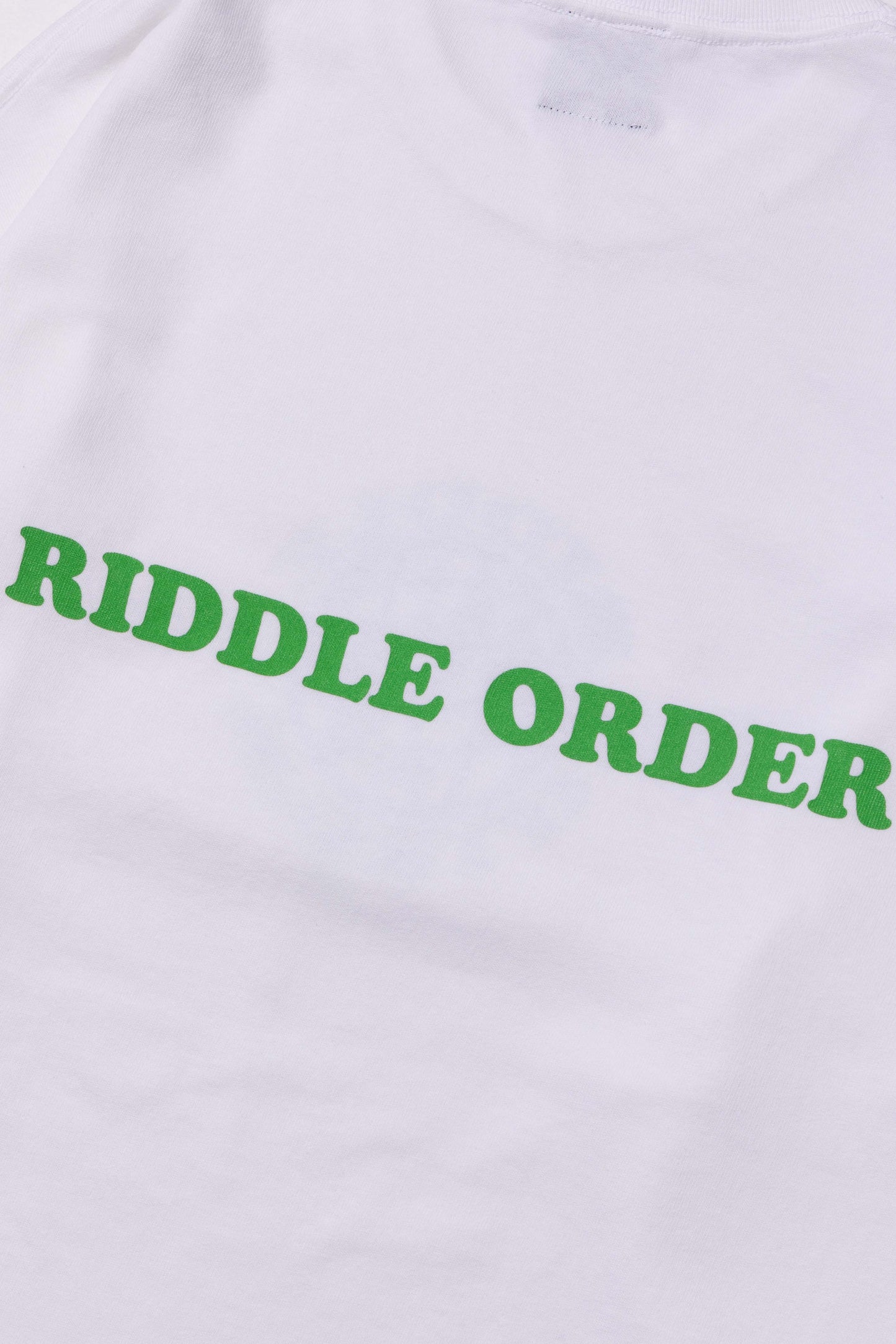 RIDDLE WORLD L/S TEE / WHT
