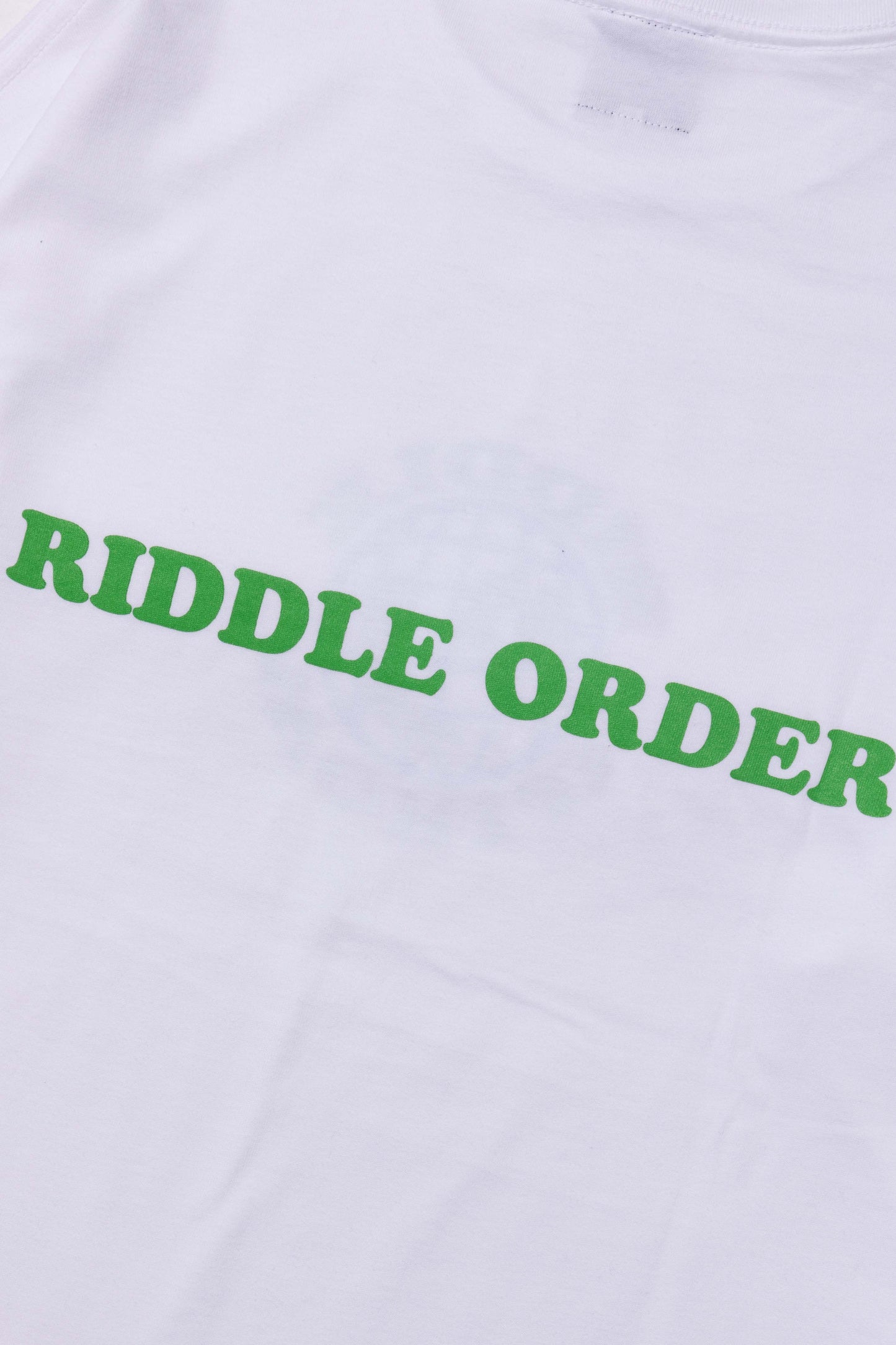 RIDDLE WORLD TEE / WHT