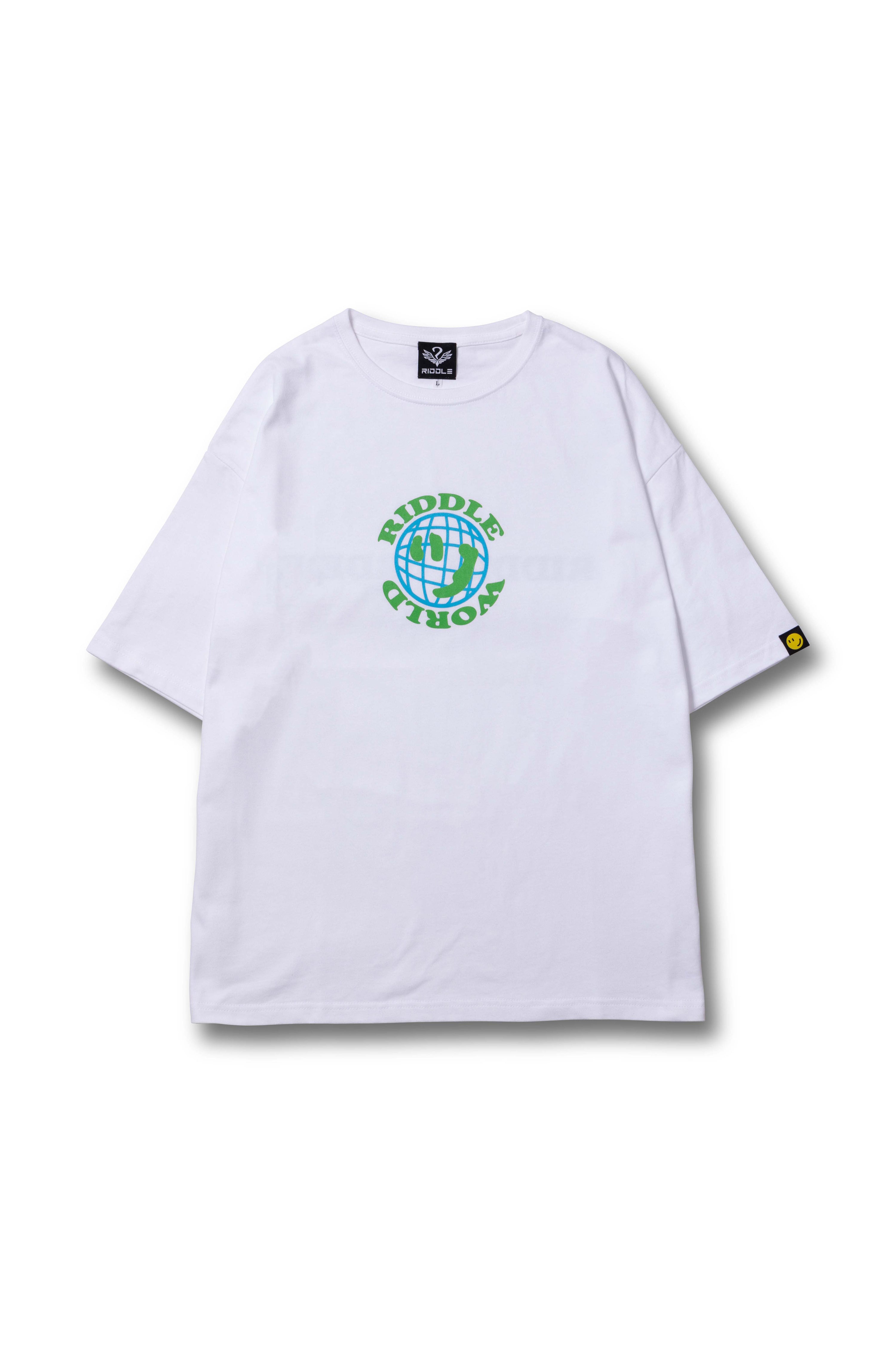 RIDDLE WORLD TEE / WHT – RIDDLE ONLINE SHOP