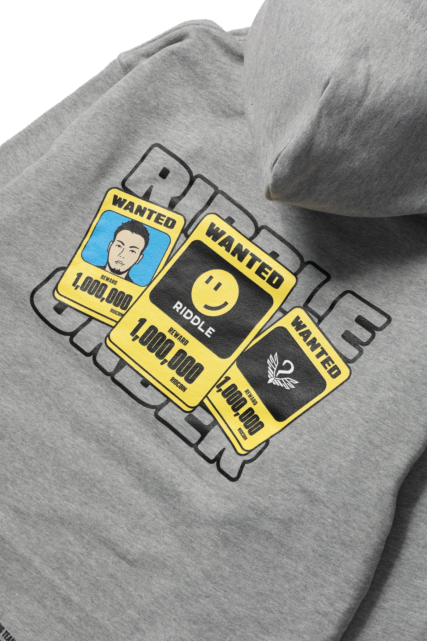 RIDDLE WANTED HOODIE GRY RIDDLE ONLINE SHOP riddle-wanted-hoodie-gry-riddle-online-shop