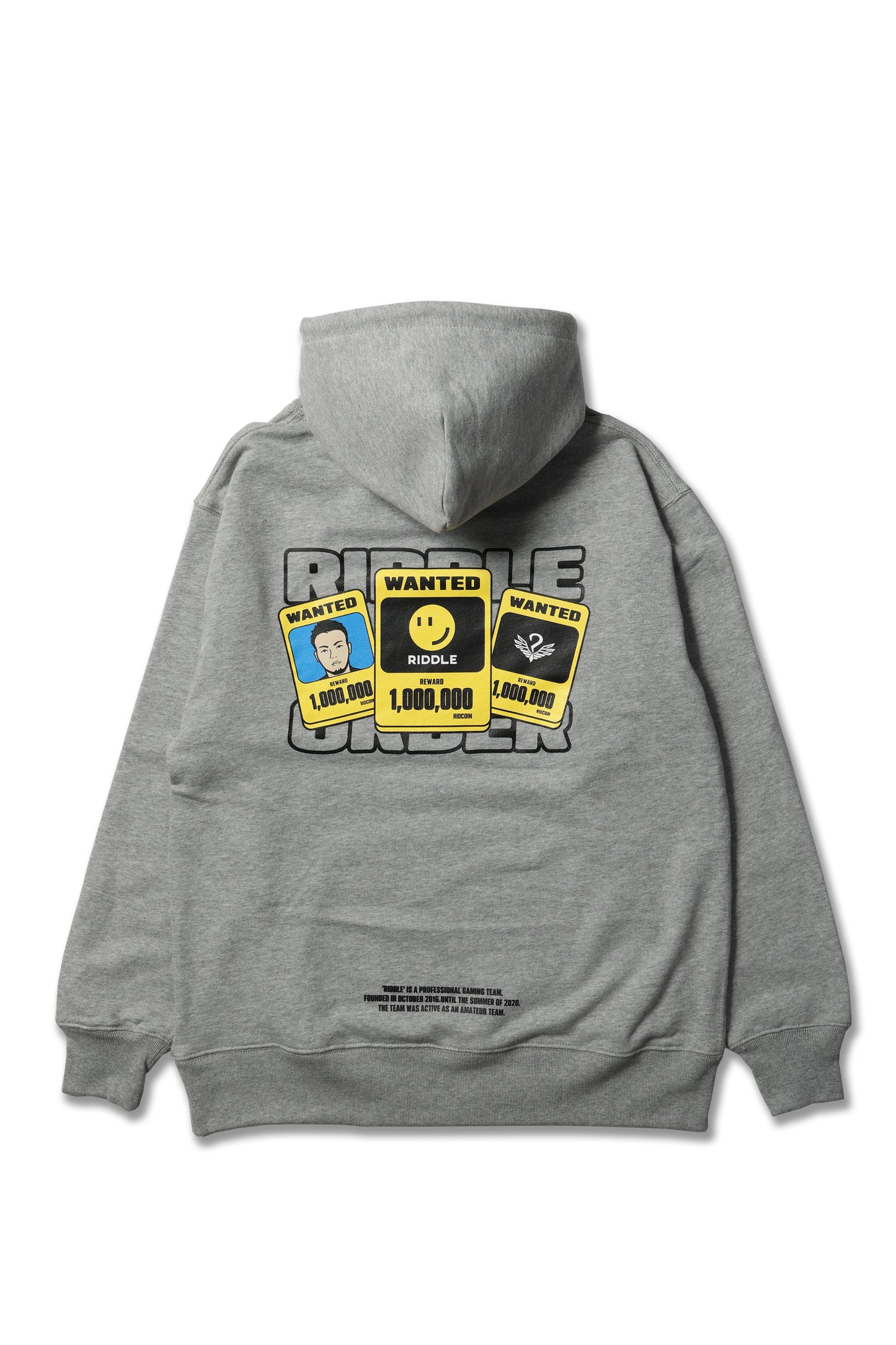 RIDDLE WANTED HOODIE / GRY