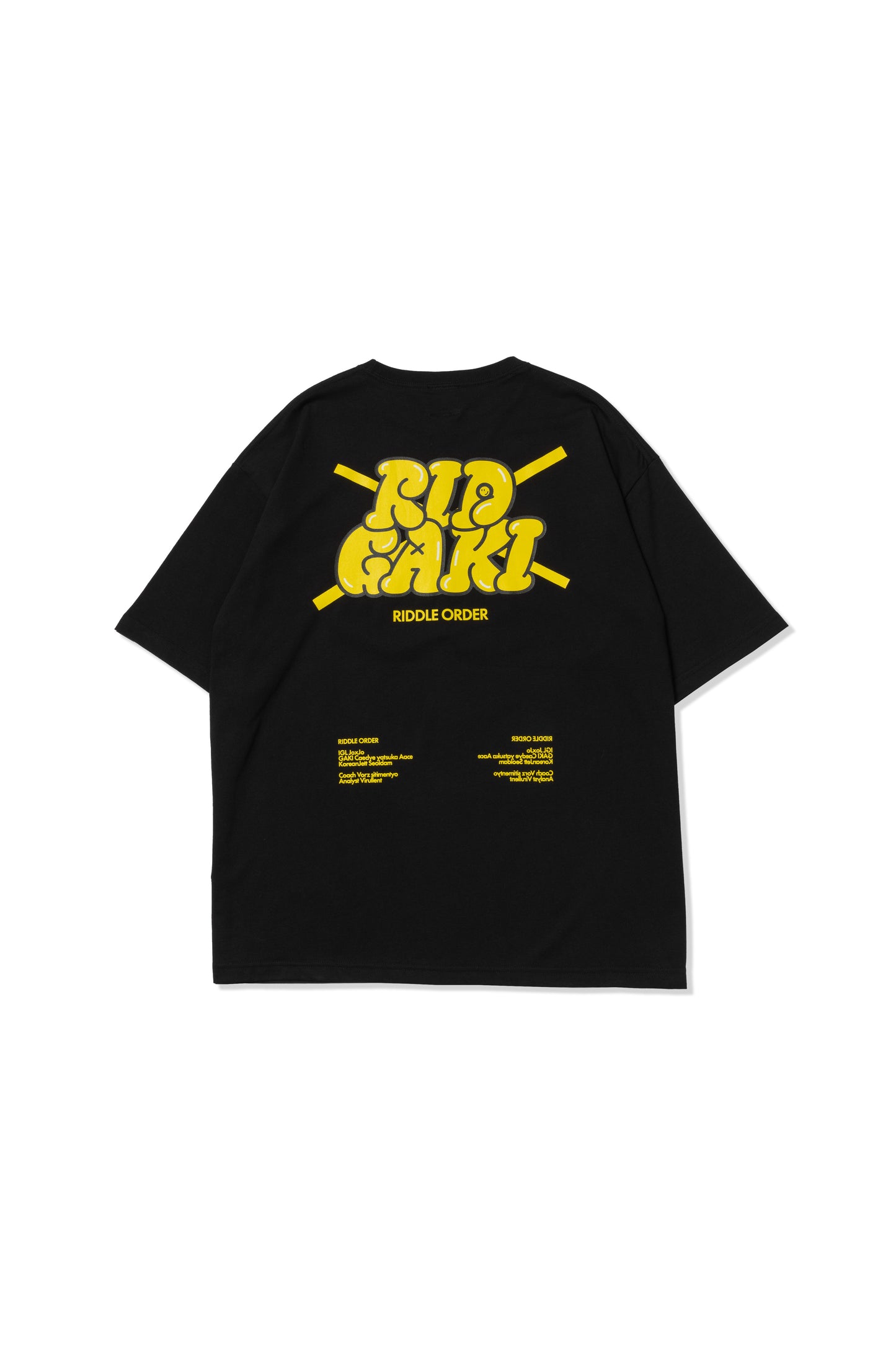 RIDGAKI TEE / BLK